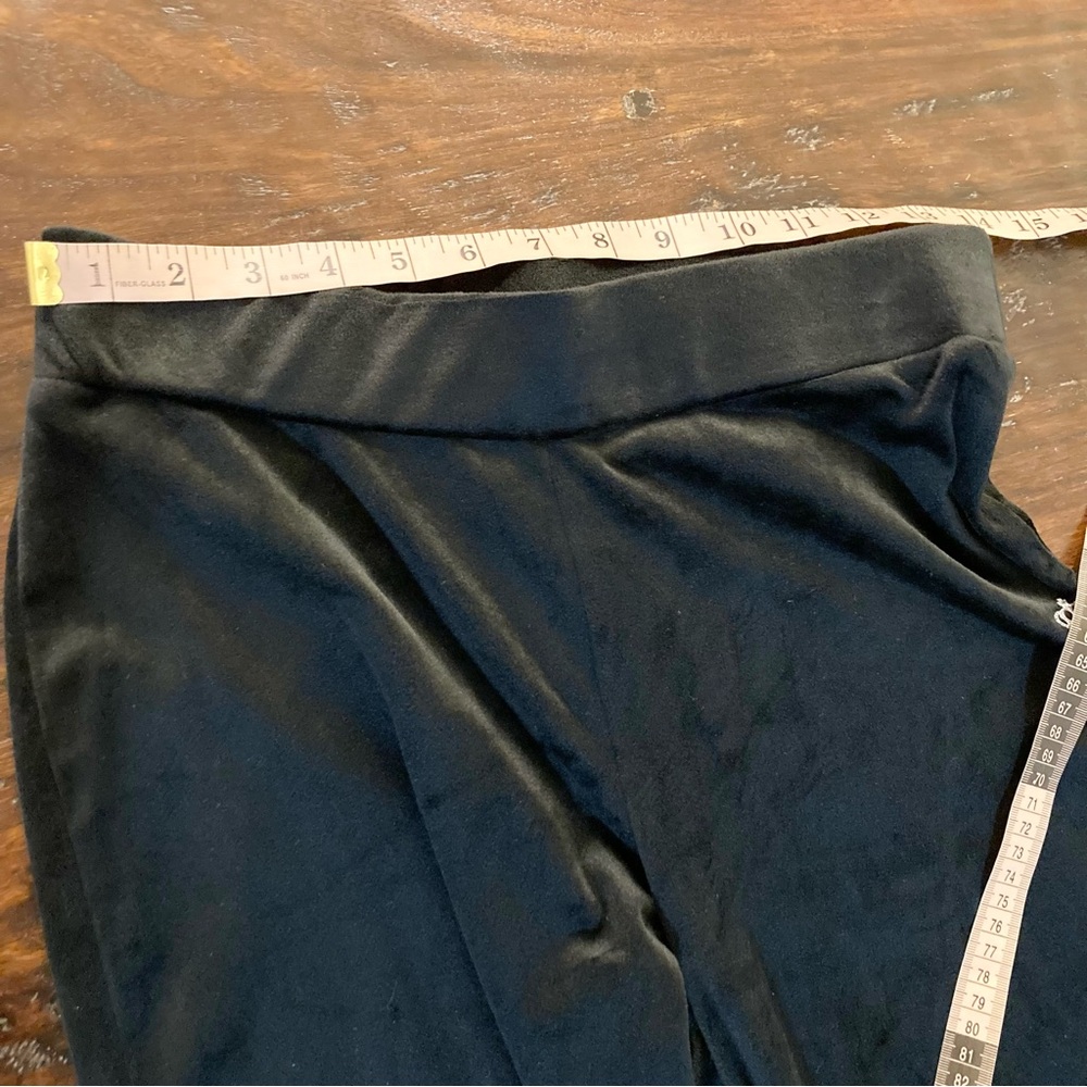Juicy Couture Black Velvet Tracksuit Velour Set Jogger Pants Top Size S Small - Picture 4 of 10